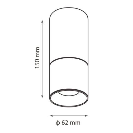LED Stropna reflektorska svjetiljka LED/10W/230V