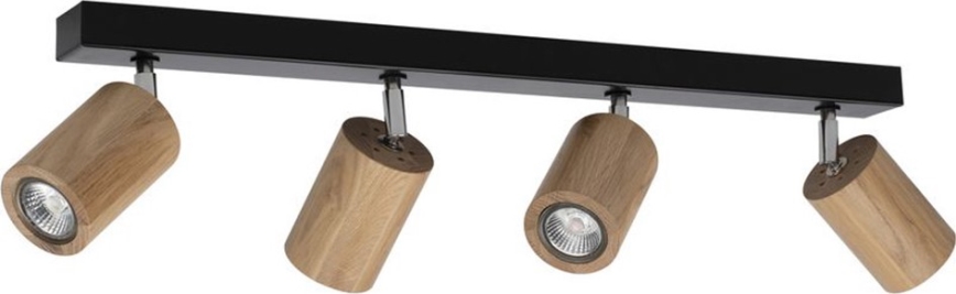 LED Stropna reflektorska svjetiljka MATTI 4xGU10/5W/230V hrast
