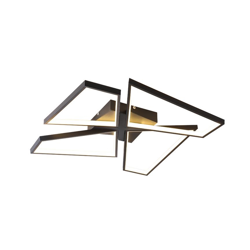LED Dimmabilno stropno svjetlo LED/115W/230V 3000-6500K crno + daljinski upravljač
