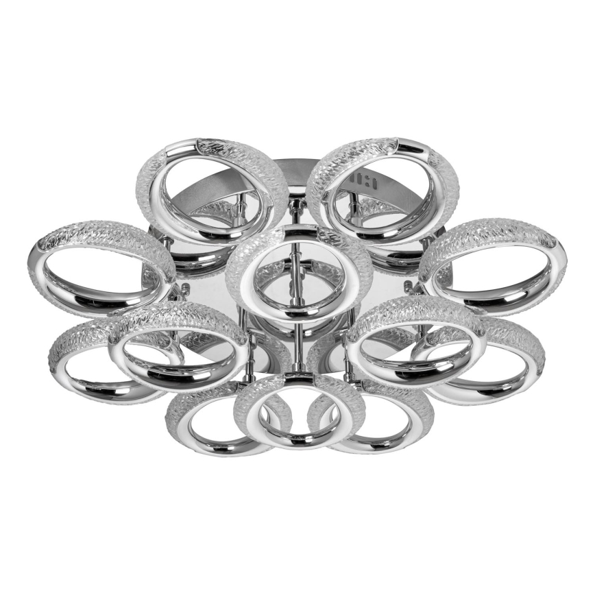 LED Stropna svjetiljka 12xLED/14W/230V 3000-5000K pr. 60 cm sjajni krom