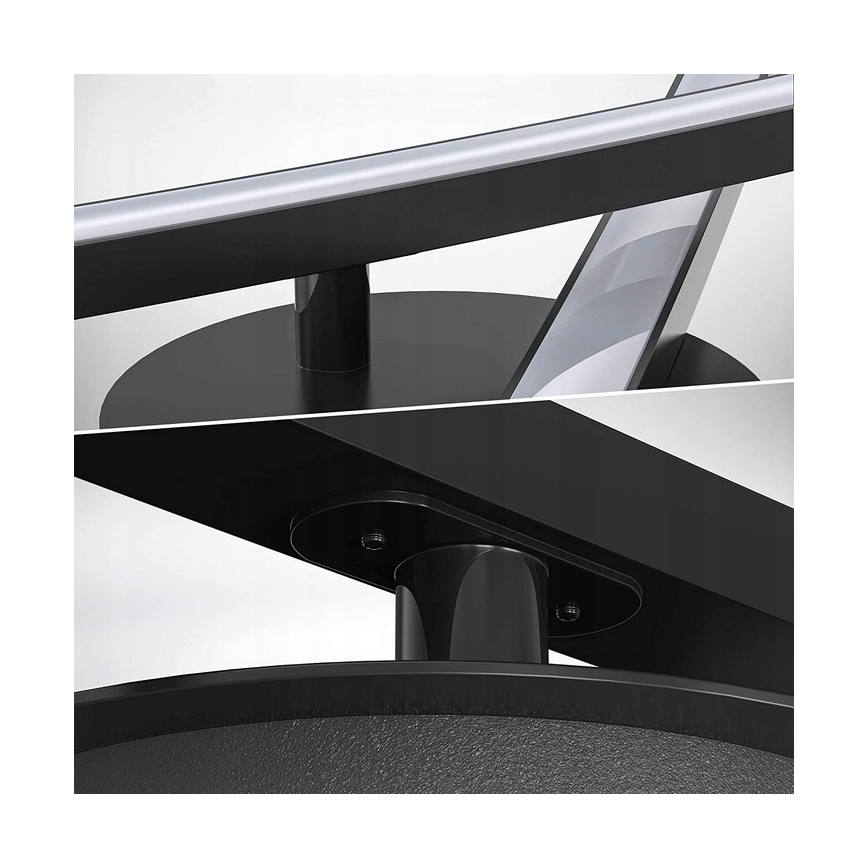 LED stropna svjetiljka 2xLED/6W/230V 3000K crna