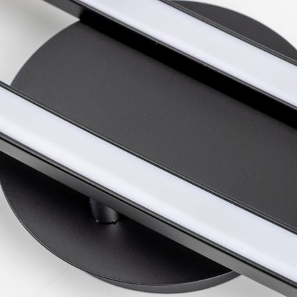 LED stropna svjetiljka 2xLED/6W/230V crna