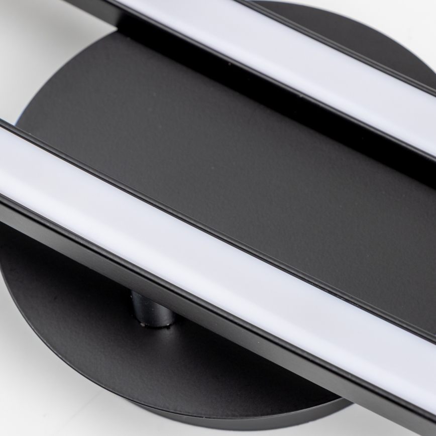 LED stropna svjetiljka 2xLED/6W/230V crna