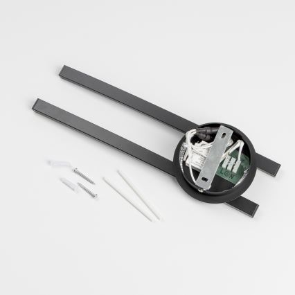 LED stropna svjetiljka 2xLED/6W/230V crna