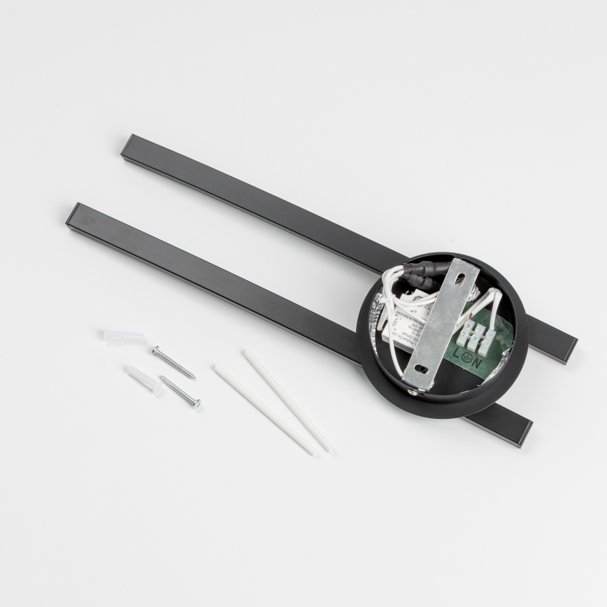 LED stropna svjetiljka 2xLED/6W/230V crna