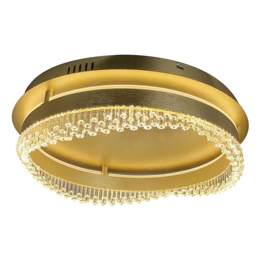 LED stropna svjetiljka 36W/230V, promjer 43 cm, zlatna