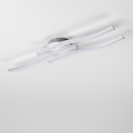 LED stropna svjetiljka 3xLED/6W/230V 3000K srebrna