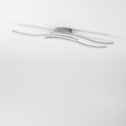 LED stropna svjetiljka 3xLED/6W/230V 3000K srebrna
