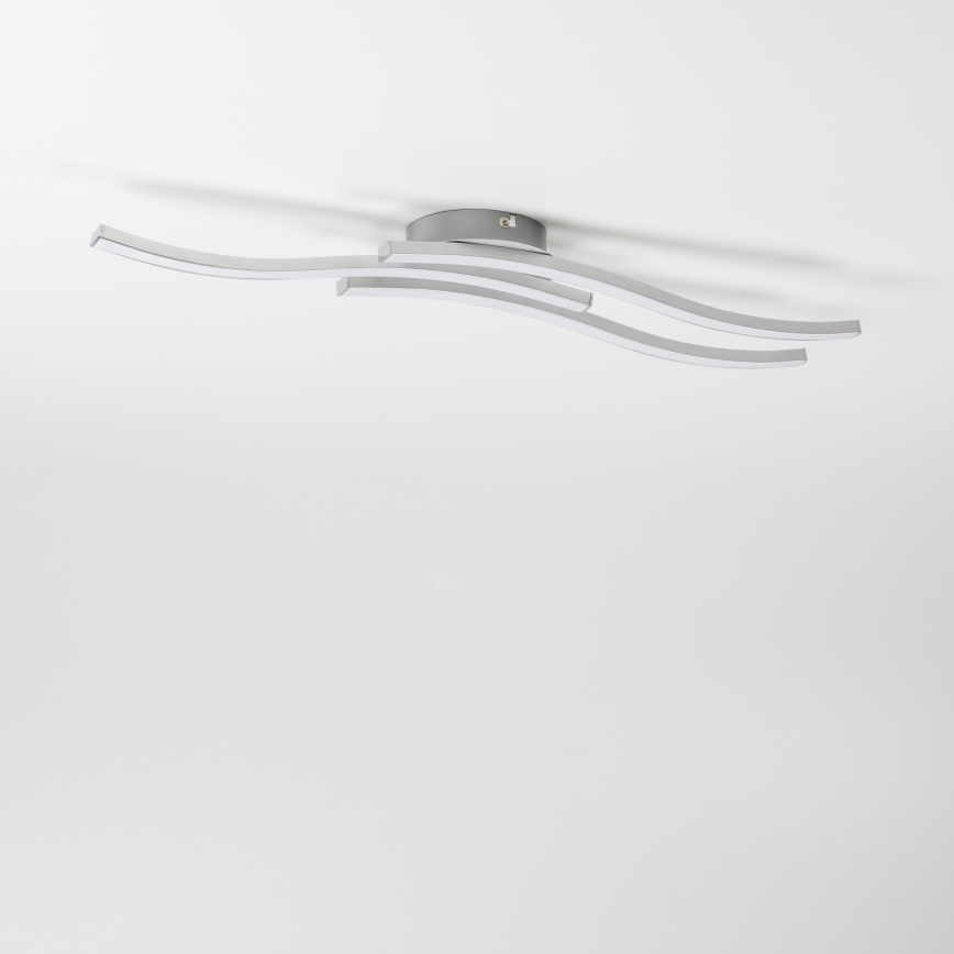 LED stropna svjetiljka 3xLED/6W/230V 3000K srebrna