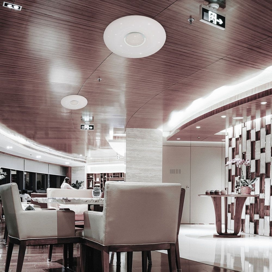 LED Dimmabilno stropno svjetlo LED/40W/230V 3000/4000/6500K promjer 39 cm + daljinski upravljač