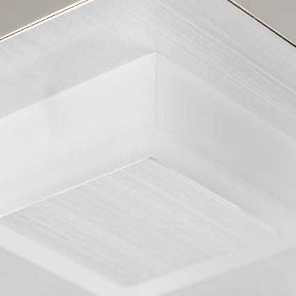 LED stropna svjetiljka 4xLED/5W/230V 3000K 28x28 cm matni krom