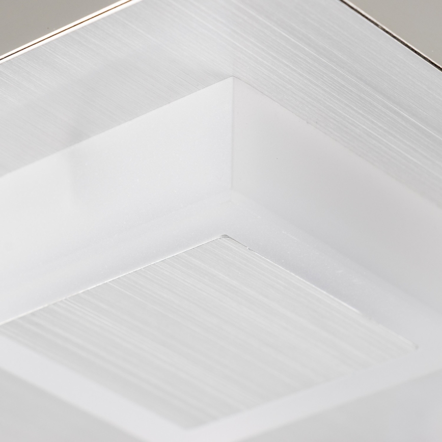 LED stropna svjetiljka 4xLED/5W/230V 3000K 28x28 cm matni krom