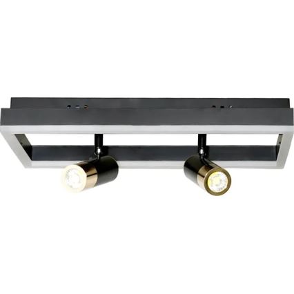 LED Dimmabilno stropno svjetlo LED/50W/230V 3000-6500K crno + daljinski upravljač