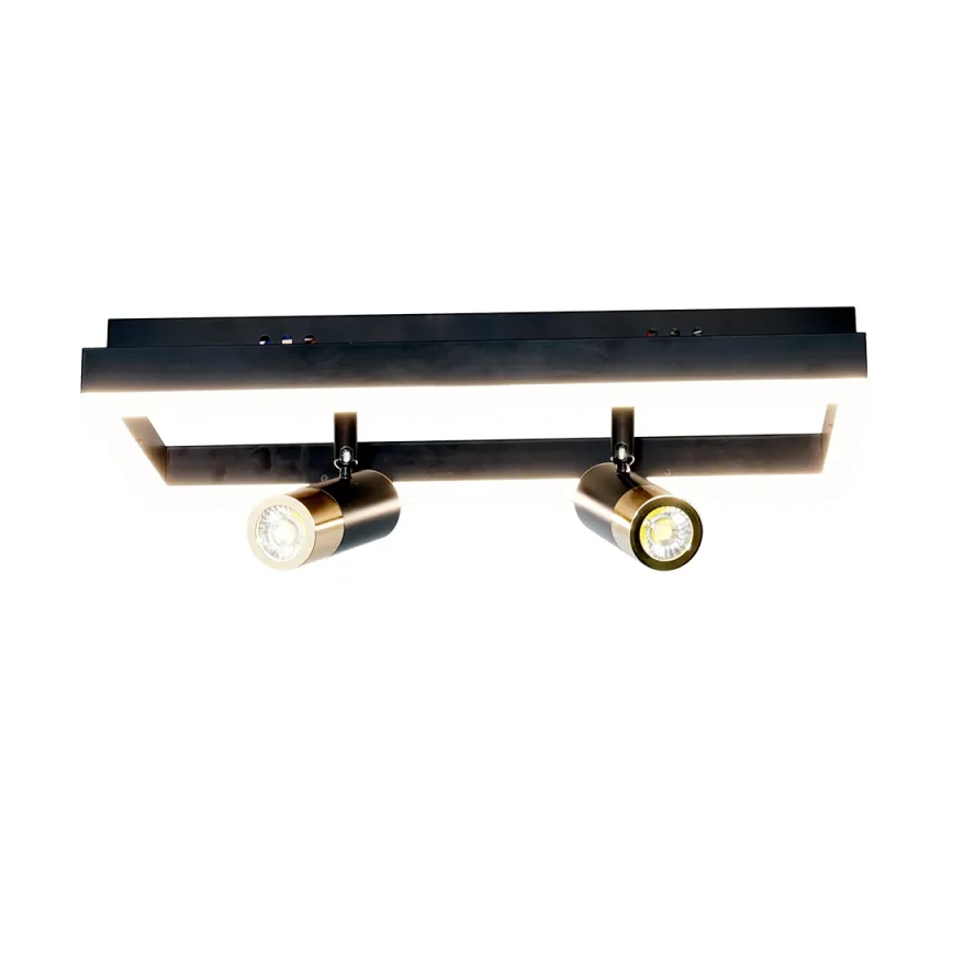 LED Dimmabilno stropno svjetlo LED/50W/230V 3000-6500K crno + daljinski upravljač