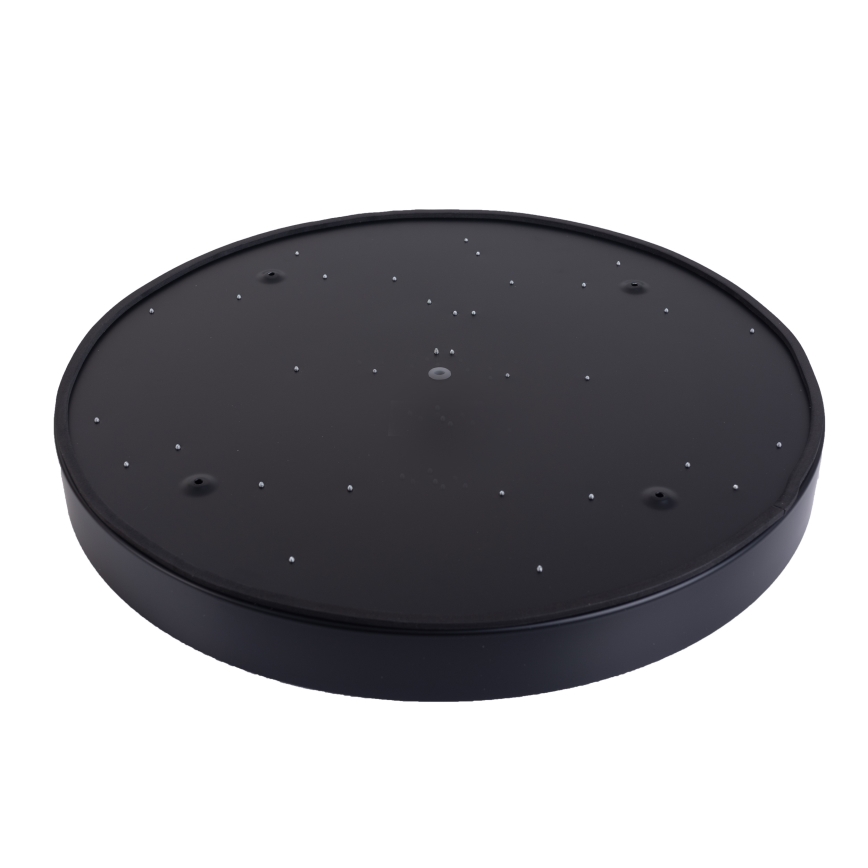 LED Dimmabilno stropno svjetlo LED/50W/230V 3000-6500K promjer 50 cm crno + daljinski upravljač