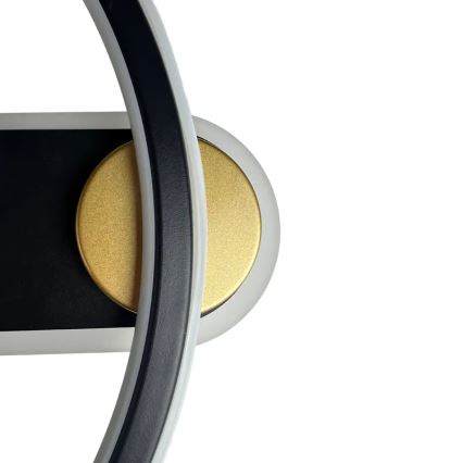 LED Dimmabilno stropno svjetlo LED/60W/230V 3000-6500K crno + daljinski upravljač