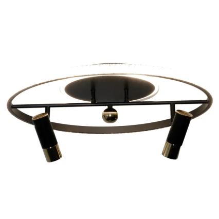 LED Dimmabilno stropno svjetlo LED/60W/230V 3000-6500K crno + daljinski upravljač