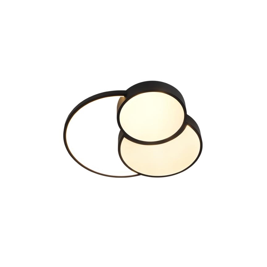 LED Dimmabilno stropno svjetlo LED/60W/230V 3000-6500K crno + daljinski upravljač
