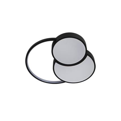 LED Dimmabilno stropno svjetlo LED/60W/230V 3000-6500K crno + daljinski upravljač