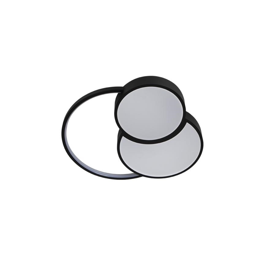 LED Dimmabilno stropno svjetlo LED/60W/230V 3000-6500K crno + daljinski upravljač
