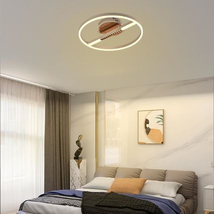 LED Dimmabilno stropno svjetlo LED/60W/230V 3000-6500K + daljinski upravljač