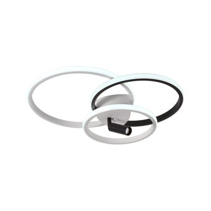LED Dimmabilno stropno svjetlo LED/70W/230V 3000-6500K bijela/crna + daljinski upravljač
