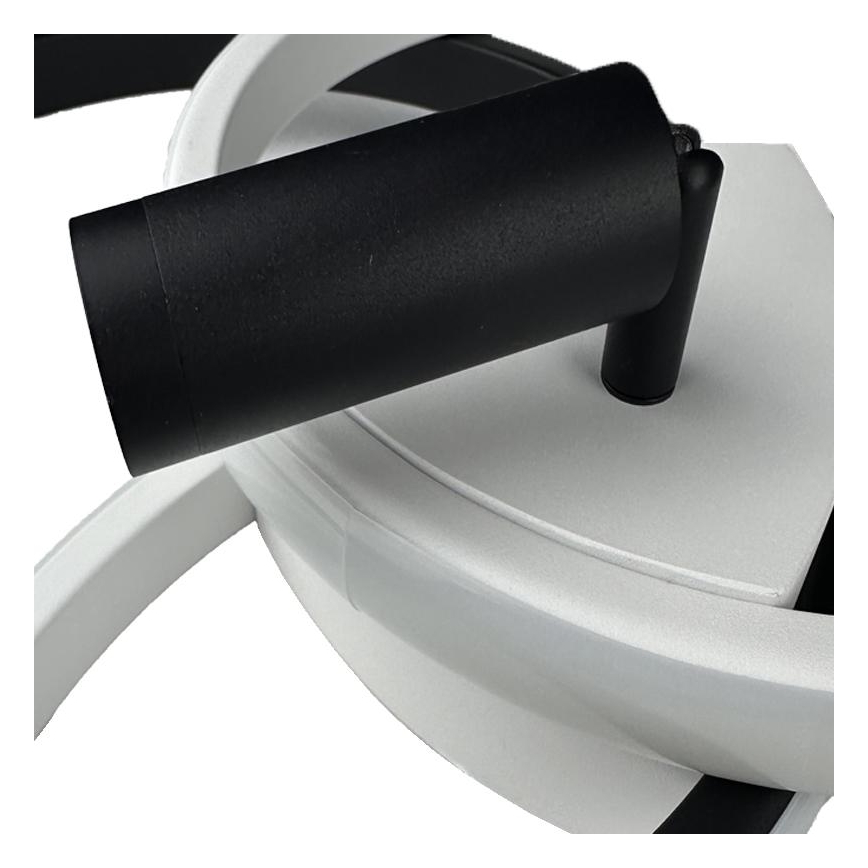 LED Dimmabilno stropno svjetlo LED/70W/230V 3000-6500K bijela/crna + daljinski upravljač