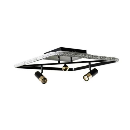 LED Dimmabilno stropno svjetlo LED/70W/230V 3000-6500K crno + daljinski upravljač