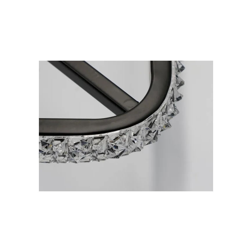 LED Dimmabilno stropno svjetlo LED/70W/230V 3000-6500K crno + daljinski upravljač