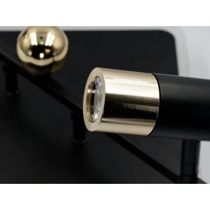LED Dimmabilno stropno svjetlo LED/70W/230V 3000-6500K crno + daljinski upravljač