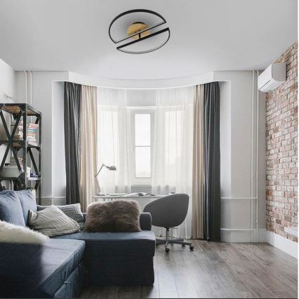 LED Dimmabilno stropno svjetlo LED/75W/230V 3000-6500K buk + daljinski upravljač