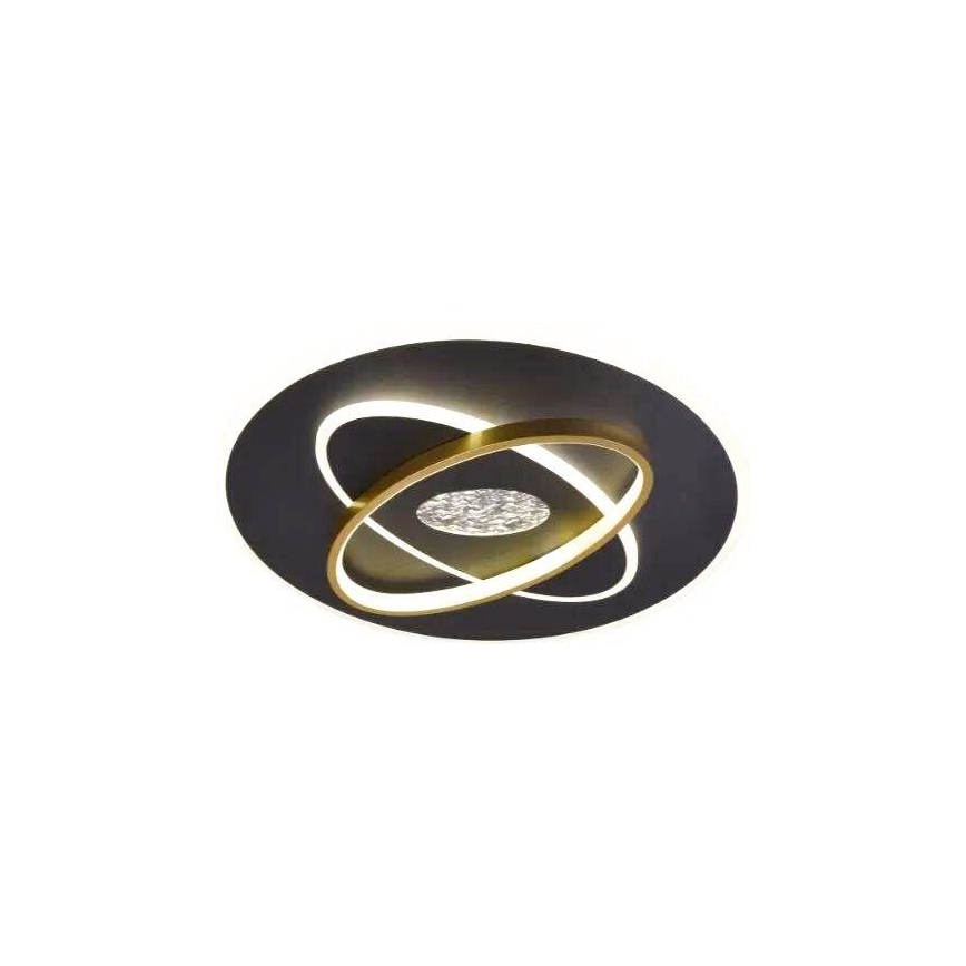 LED Dimmabilno stropno svjetlo LED/80W/230V 3000-6500K crno + daljinski upravljač