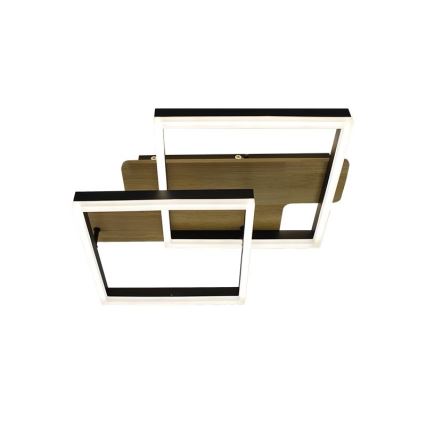 LED Dimmabilno stropno svjetlo LED/85W/230V 3000-6500K hrast + daljinski upravljač