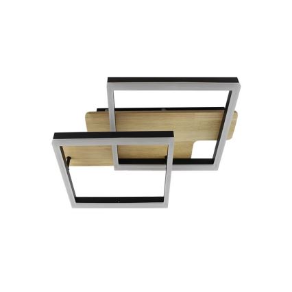 LED Dimmabilno stropno svjetlo LED/85W/230V 3000-6500K hrast + daljinski upravljač