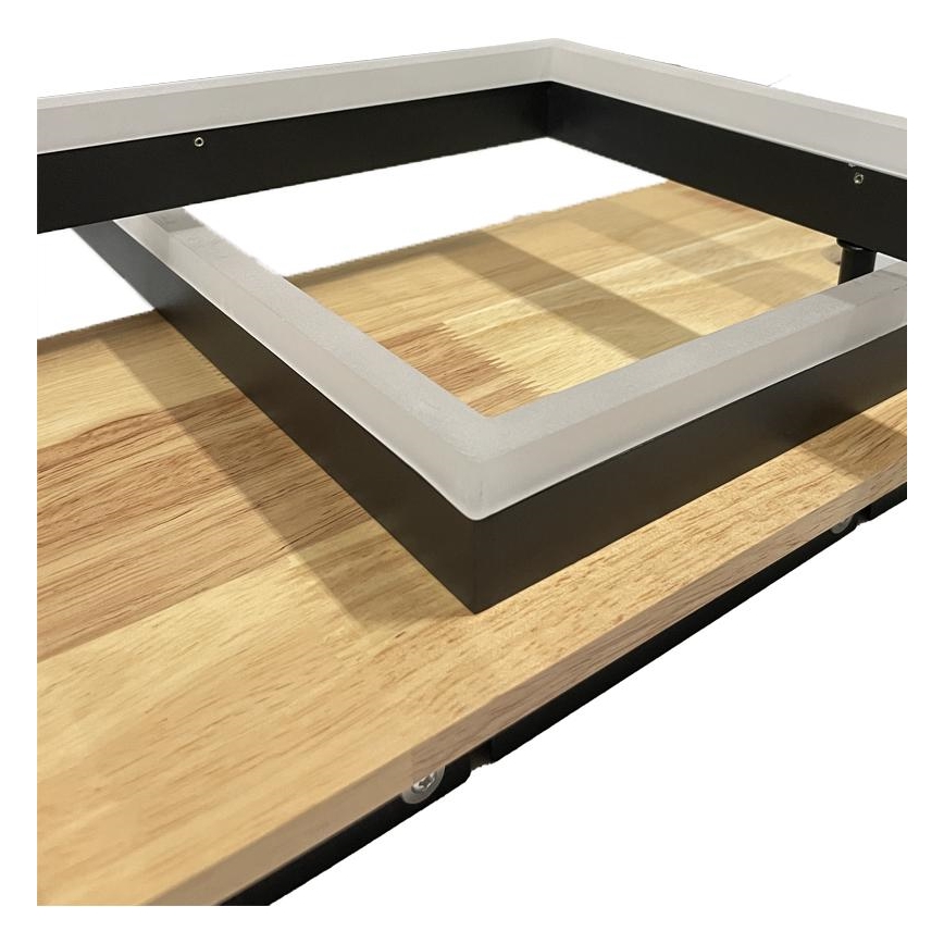 LED Dimmabilno stropno svjetlo LED/85W/230V 3000-6500K hrast + daljinski upravljač