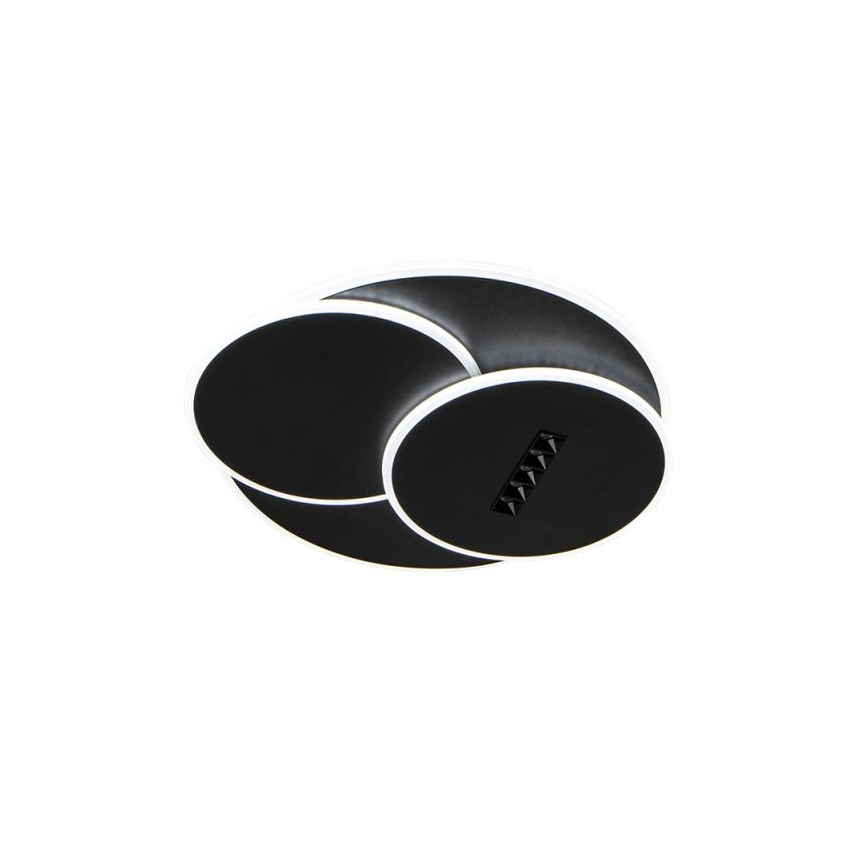 LED Dimmabilno stropno svjetlo LED/90W/230V 3000-6500K crno + daljinski upravljač