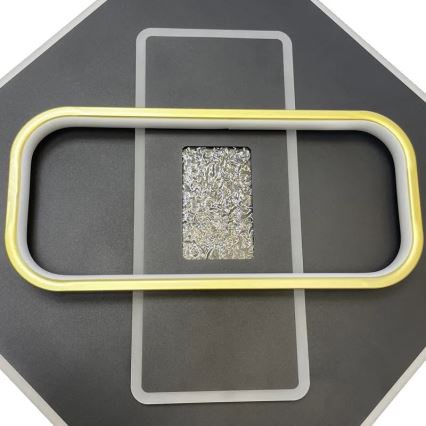 LED Dimmabilno stropno svjetlo LED/90W/230V 3000-6500K crno + daljinski upravljač
