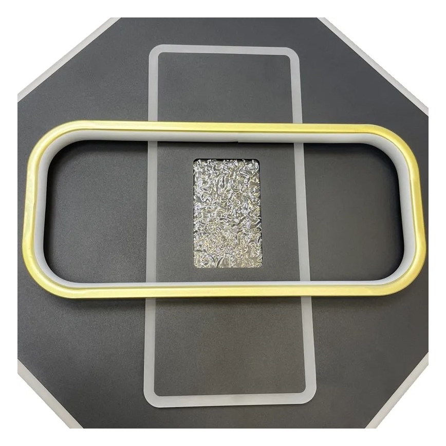 LED Dimmabilno stropno svjetlo LED/90W/230V 3000-6500K crno + daljinski upravljač