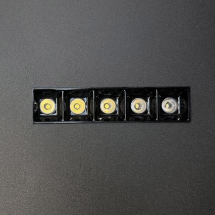 LED Dimmabilno stropno svjetlo LED/95W/230V 3000-6500K crno + daljinski upravljač