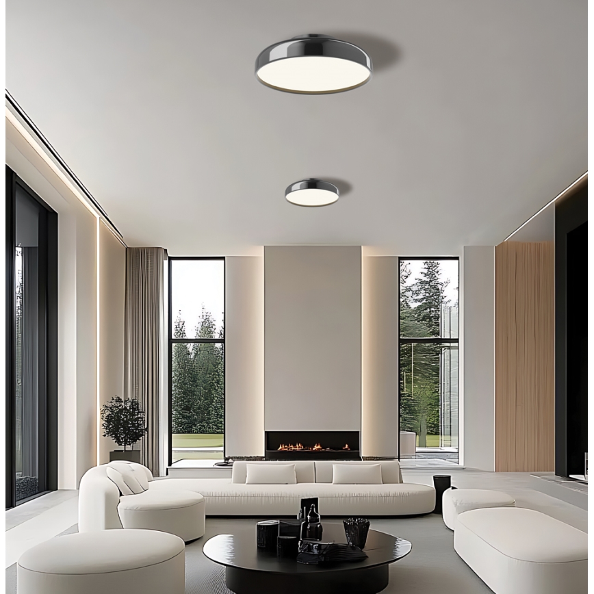 LED stropna svjetiljka ALENSA LED/60W/230V crna