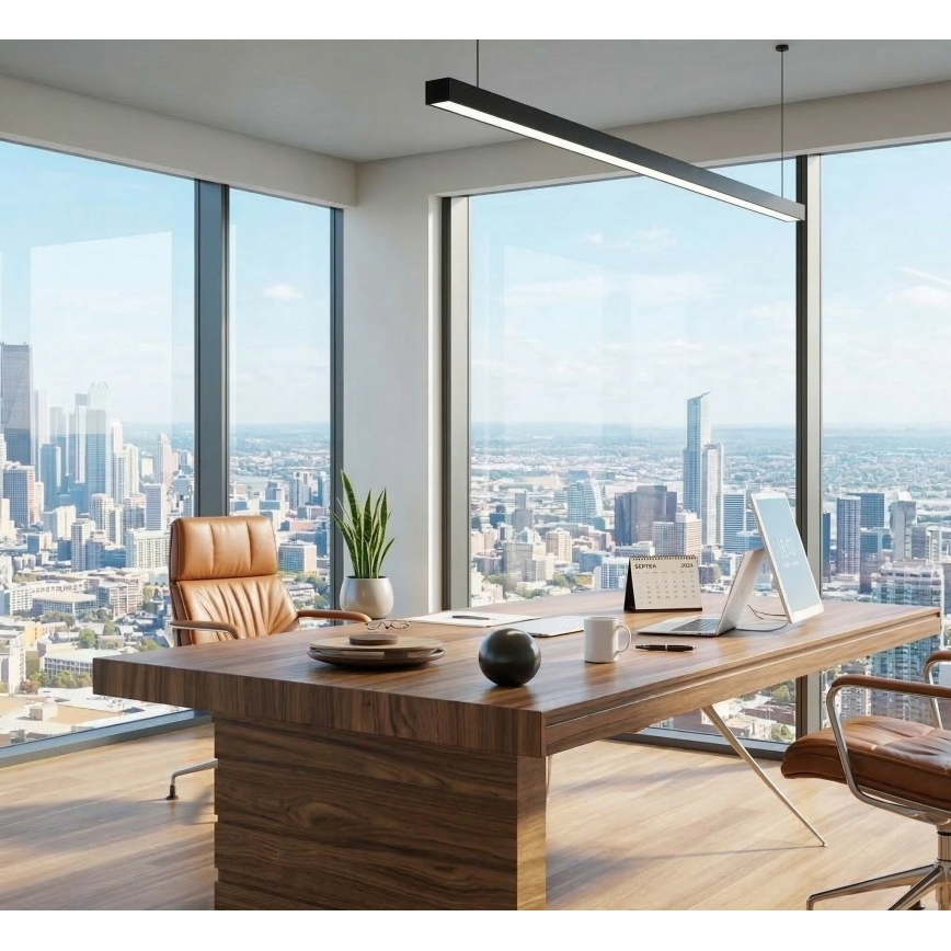 LED stropna svjetiljka ALLDAY BASIC LED/40W/230V 2700/4000/6000K crna