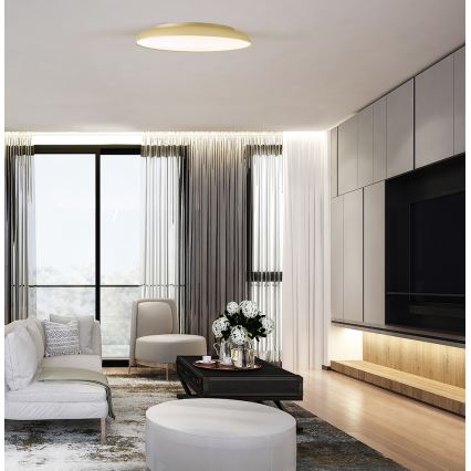 LED stropna svjetiljka ART LED/40W/230V zlatna
