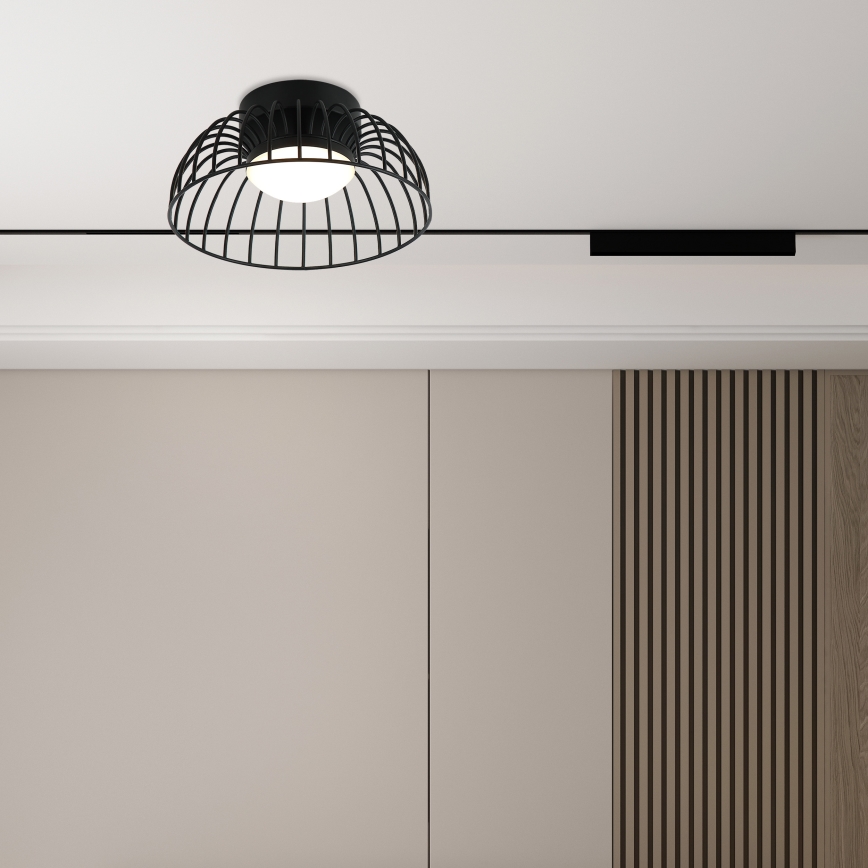 LED Stropna svjetiljka BETSY LED/12W/230V prom. 25 cm crna