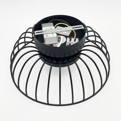 LED Stropna svjetiljka BETSY LED/12W/230V prom. 25 cm crna