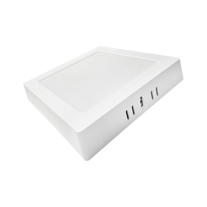 LED Stropna svjetiljka BLOCK LED/12W/230V 4000K 16,7x16,7 cm bijela