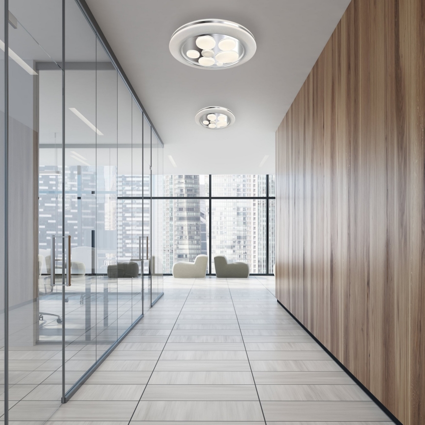 LED Dimmabilno stropno svjetlo BUBBLES LED/48W/230V + daljinski upravljač