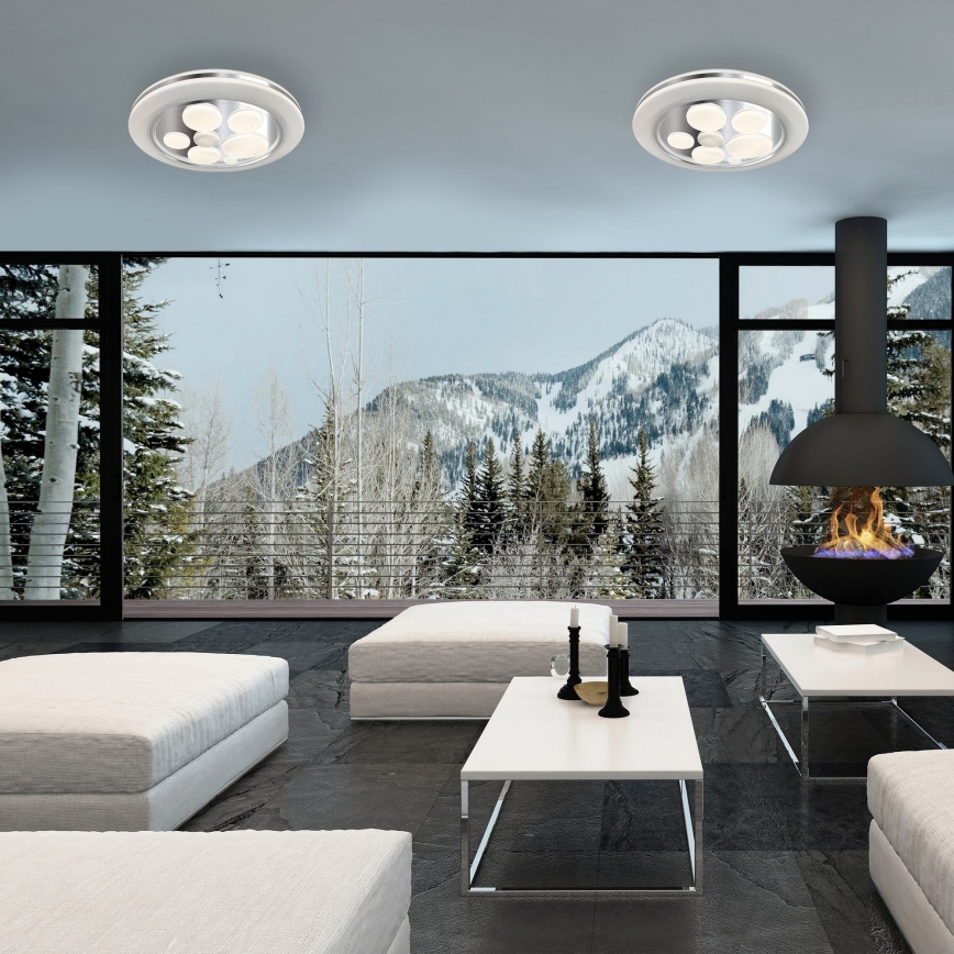 LED Dimmabilno stropno svjetlo BUBBLES LED/48W/230V + daljinski upravljač