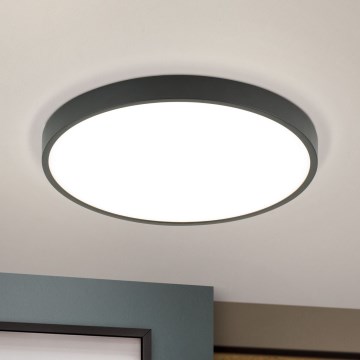 LED Stropna svjetiljka BULLY LED/28W/230V pr. 28 cm crna
