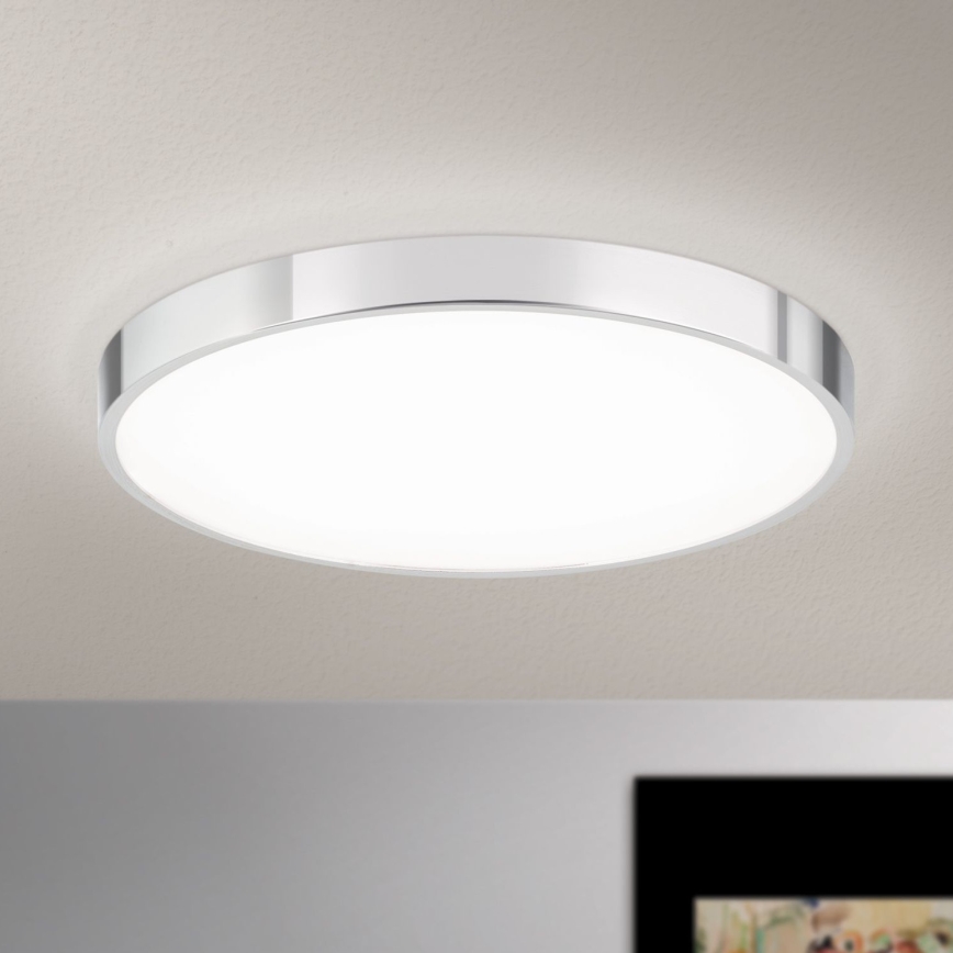 LED Stropna svjetiljka BULLY LED/28W/230V pr. 28 cm sjajni krom