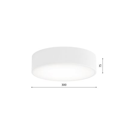 LED Stropna svjetiljka CLEO LED/24W/230V 3000K pr. 30 cm bijela